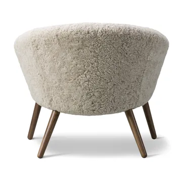 Butaca Lounge Ditzel de piel de oveja - Moonlight - walnut - Fredericia Furniture
