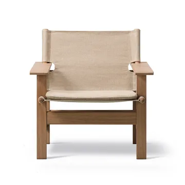 Butaca The Canvas Chair - Estructura Canvas natural aceitada clara, incl. cojín Canvas - Fredericia Furniture