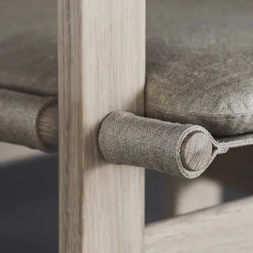 Butaca The Canvas Chair - Estructura Canvas natural aceitada clara - Fredericia Furniture