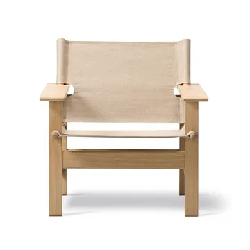 Butaca The Canvas Chair - Estructura Canvas natural aceitada clara - Fredericia Furniture