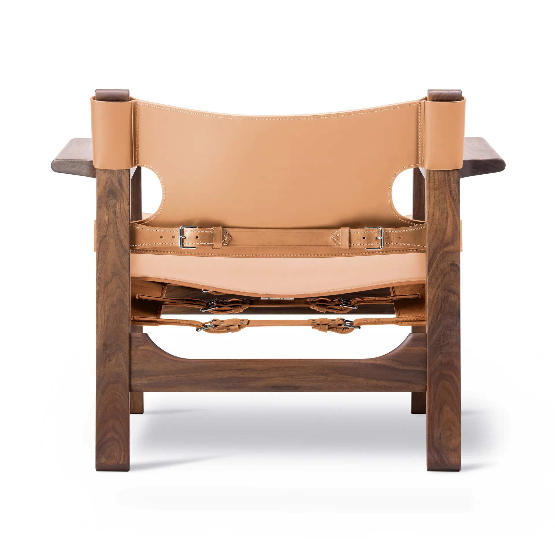 Butaca The Spanish Chair, Cuero natural - nogal aceitado Fredericia Furniture