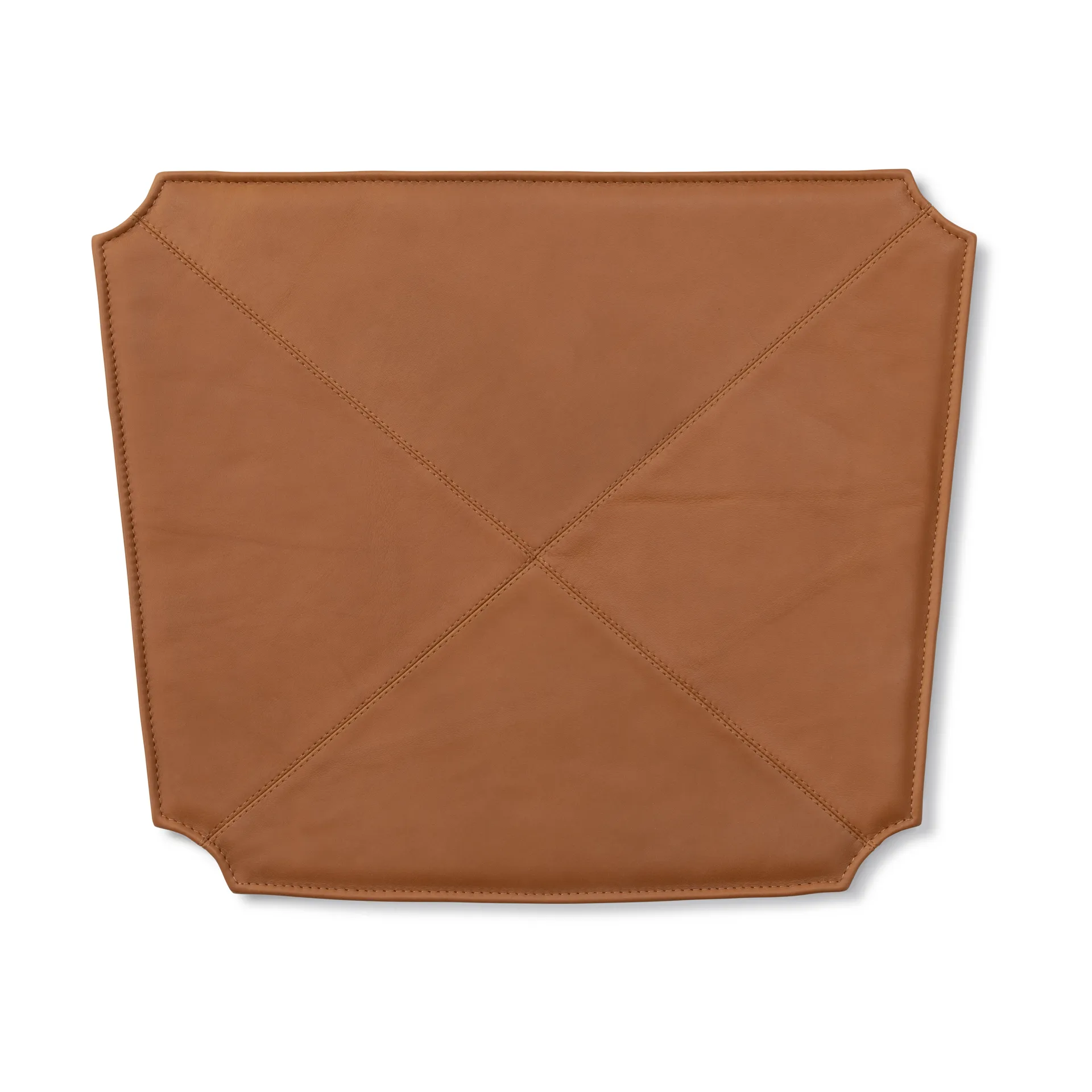 Cojín de asiento de cuero para silla J39, Cuero Cera 905 Russet Brown Fredericia Furniture