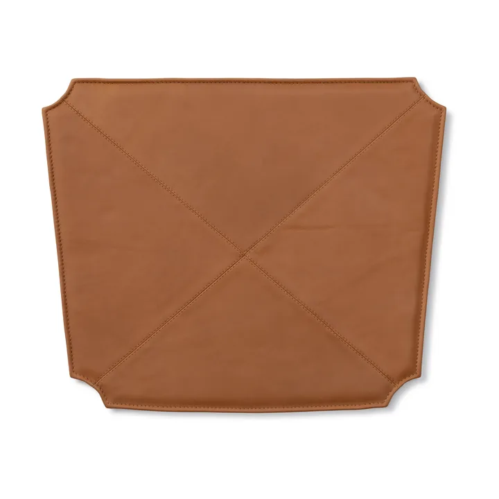 Cojín de asiento de cuero para silla J39 - Cuero Cera 905 Russet Brown - Fredericia Furniture