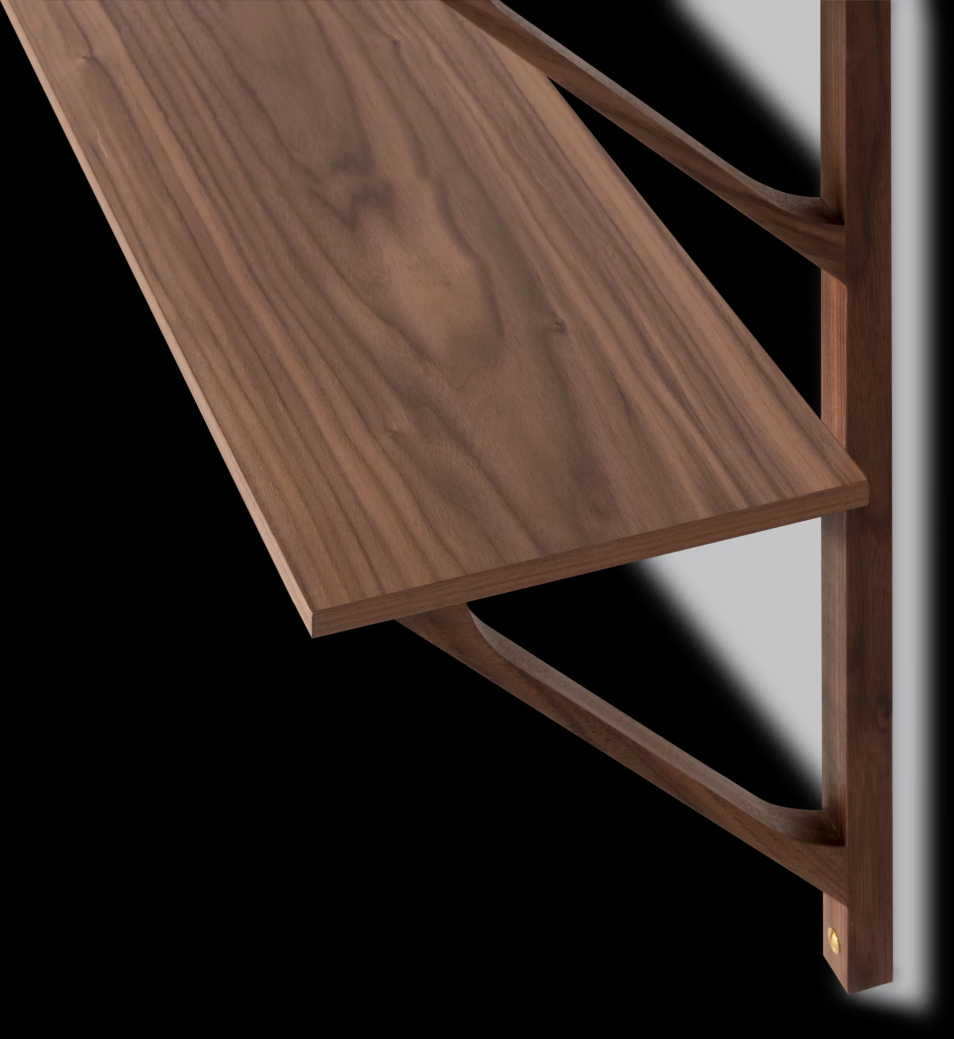 Estantería BM29, 78x61 cm, Walnut lacquer Fredericia Furniture