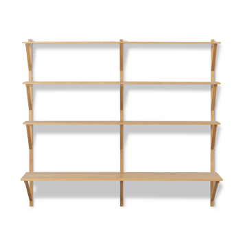 Estantería con escritorio BM29, 149x134 cm - Oak lacquer - Fredericia Furniture