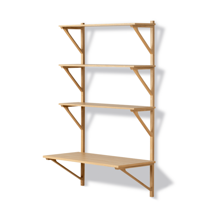Estantería con escritorio BM29, 78x134 cm - Oak lacquer - Fredericia Furniture
