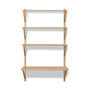 Estantería con escritorio BM29, 78x134 cm - Oak lacquer - Fredericia Furniture