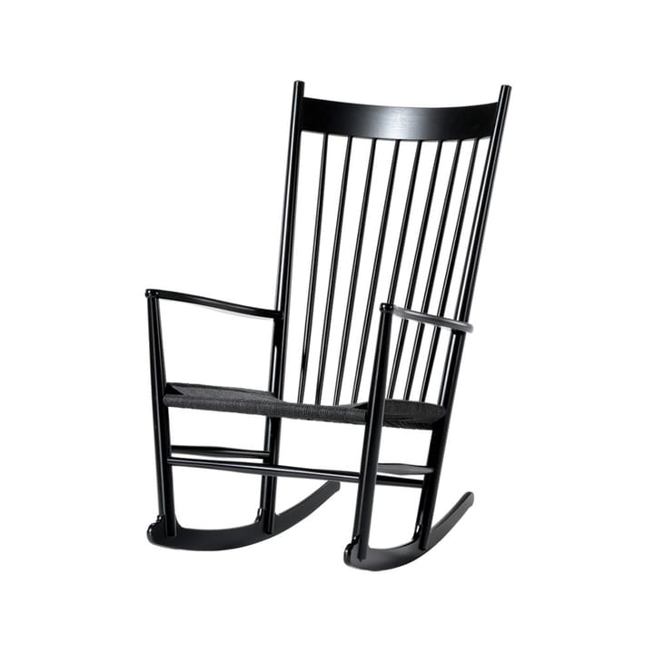 Mecedora J16 - Negro - roble lacado negro - Fredericia Furniture
