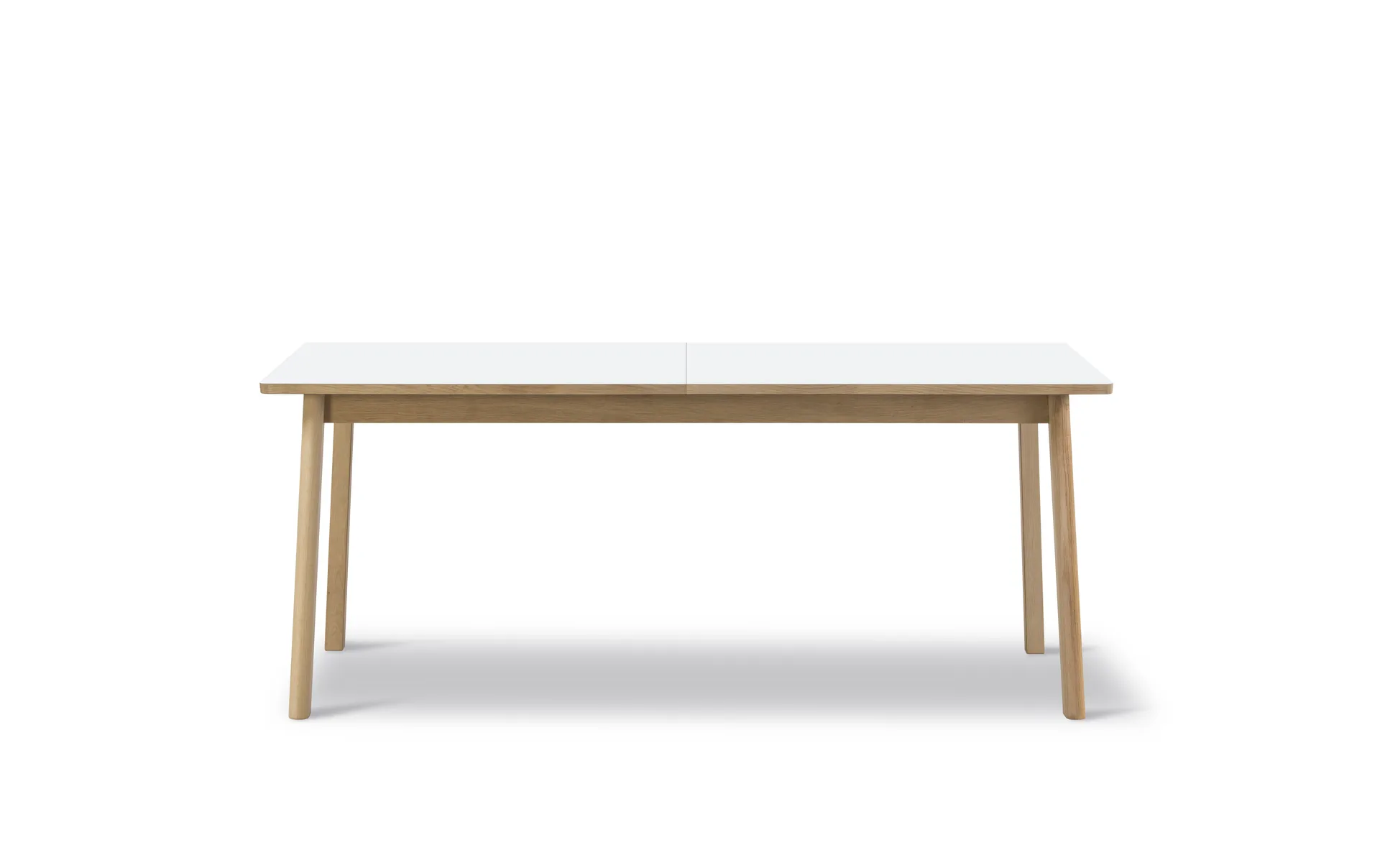 Mesa Ana 180-280 x 95 cm, Nanolaminado blanco - roble encerado Fredericia Furniture