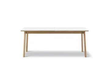 Mesa Ana 180-280 x 95 cm - Nanolaminado blanco - roble encerado - Fredericia Furniture