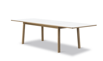 Mesa Ana 180-280 x 95 cm - Nanolaminado blanco - roble encerado - Fredericia Furniture