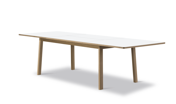Mesa Ana 180-280 x 95 cm, Nanolaminado blanco - roble encerado Fredericia Furniture