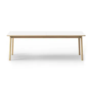 Mesa Ana 220-320 x 95 cm - Nanolaminado blanco - roble encerado - Fredericia Furniture