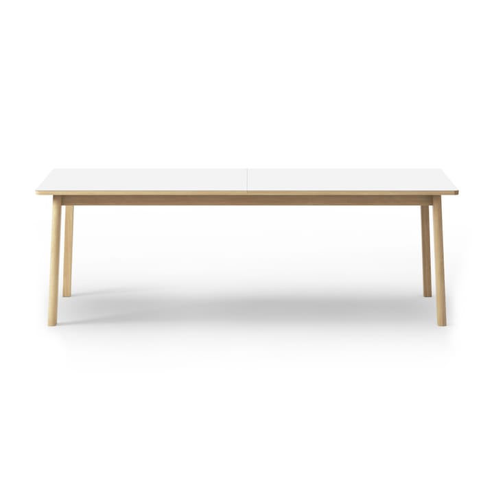 Mesa Ana 220-320 x 95 cm - Nanolaminado blanco - roble encerado - Fredericia Furniture