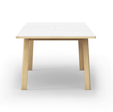 Mesa Ana 220-320 x 95 cm - Nanolaminado blanco - roble encerado - Fredericia Furniture