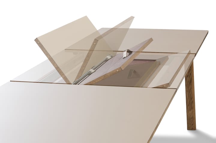 Mesa Ana 220-320 x 95 cm, Nanolaminado blanco - roble encerado Fredericia Furniture