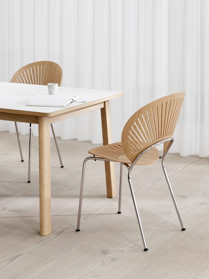 Mesa Ana 220-320 x 95 cm, Nanolaminado blanco - roble encerado Fredericia Furniture