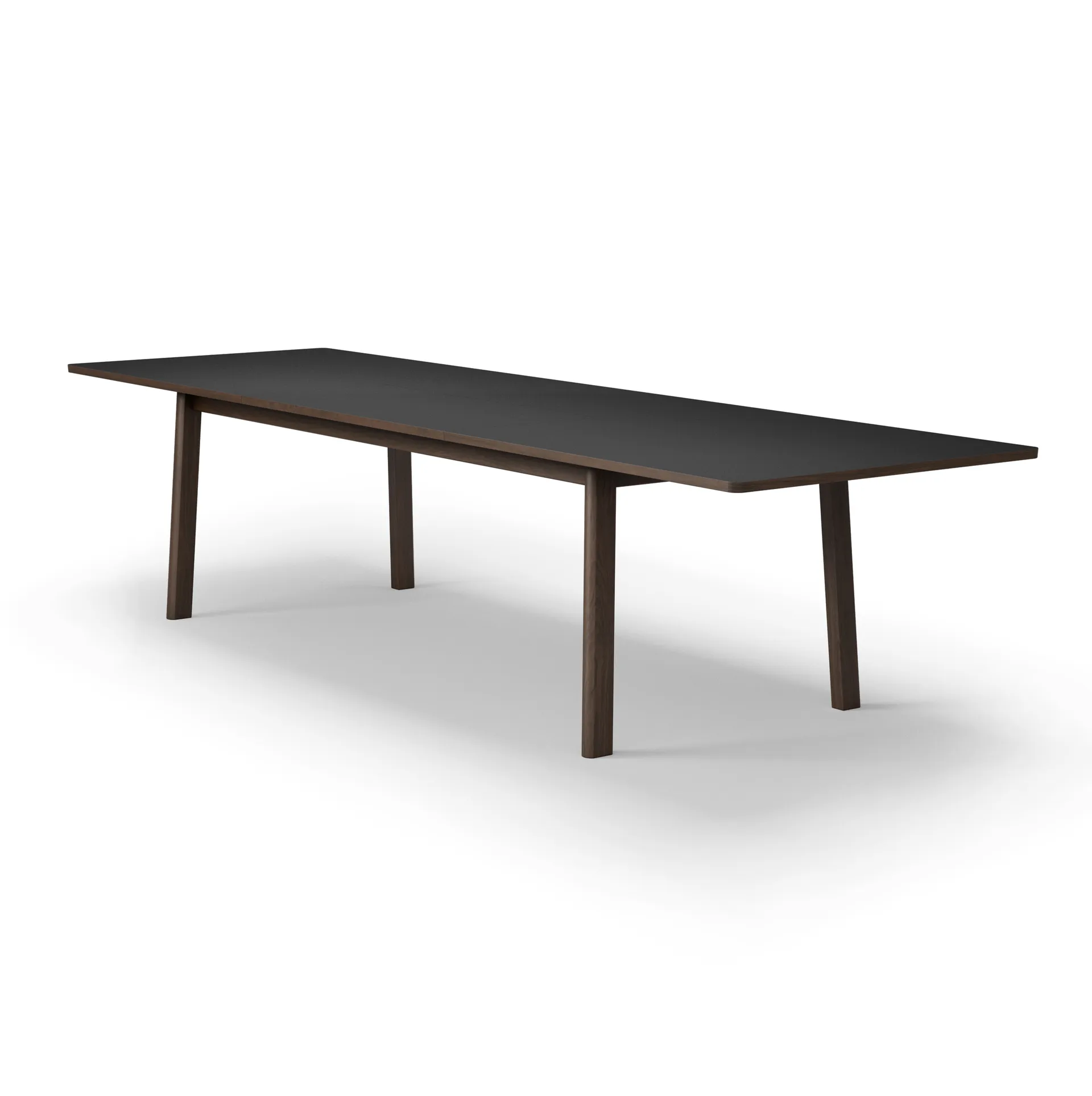 Mesa Ana 220-320 x 95 cm, Nanolaminado negro - roble ahumado Fredericia Furniture