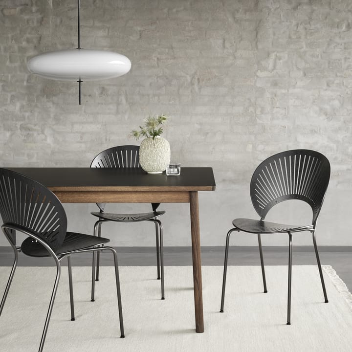 Mesa Ana 220-320 x 95 cm, Nanolaminado negro - roble ahumado Fredericia Furniture