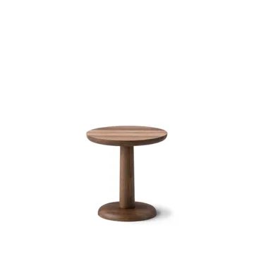 Mesa auxiliar Pon - Roble ahumado aceitado, Ø35 cm - Fredericia Furniture