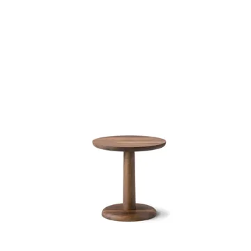 Mesa auxiliar Pon - Roble ahumado aceitado, Ø40 cm - Fredericia Furniture