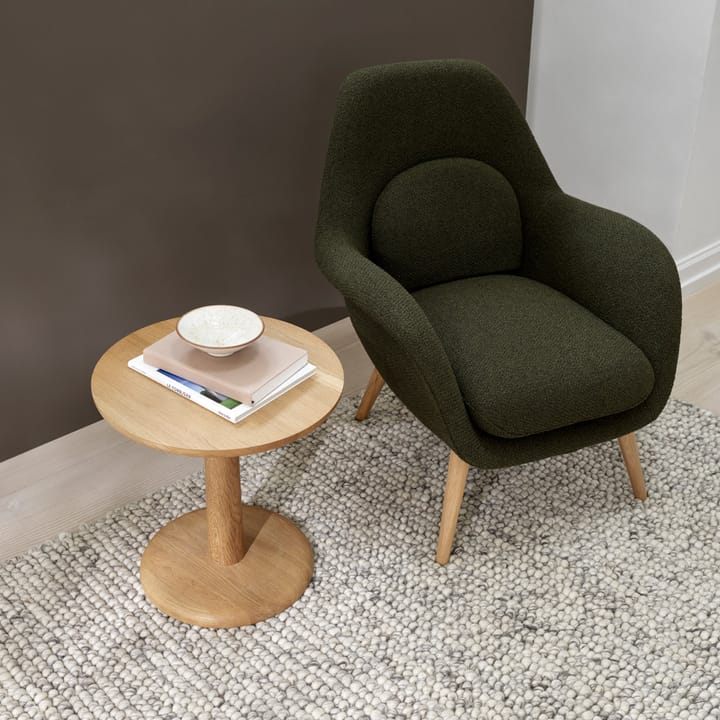 Mesa auxiliar Pon, Roble ahumado aceitado, Ø40 cm Fredericia Furniture
