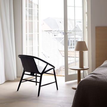 Mesa auxiliar Pon - Roble ahumado aceitado, Ø40 cm - Fredericia Furniture