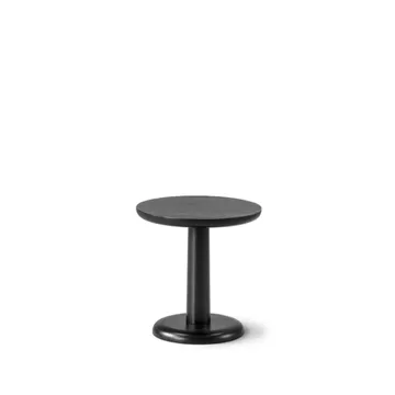 Mesa auxiliar Pon - Roble lacado negro, Ø35 cm - Fredericia Furniture