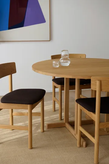 Mesa BM80 Mogensen Shaker Ø120 cm - Roble aceitado - Fredericia Furniture