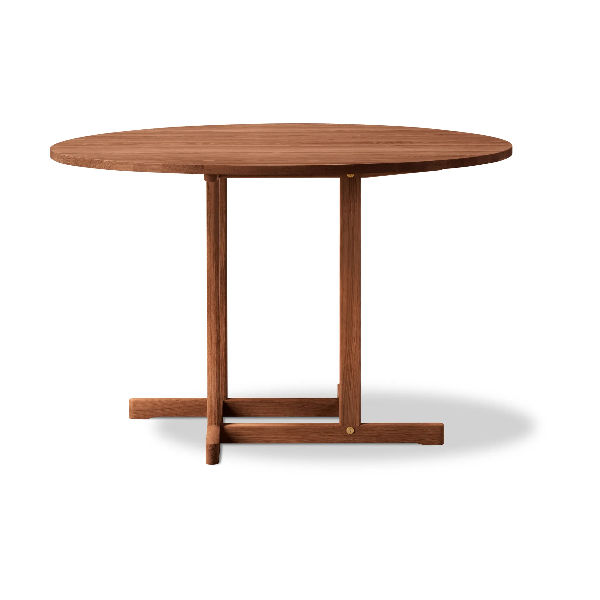 Mesa BM80 Mogensen Shaker Ø120 cm, Roble ahumado y aceitado  Fredericia Furniture