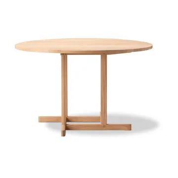 Mesa BM80 Mogensen Shaker Ø120 cm - Roble claro aceitado - Fredericia Furniture