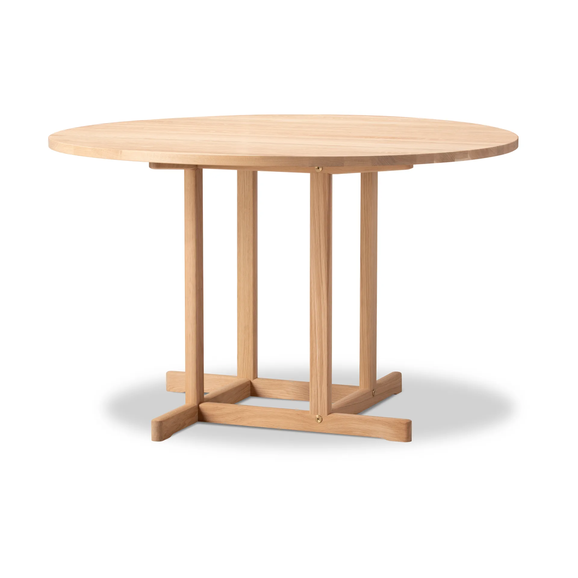 Mesa BM80 Mogensen Shaker Ø120 cm, Roble claro aceitado Fredericia Furniture