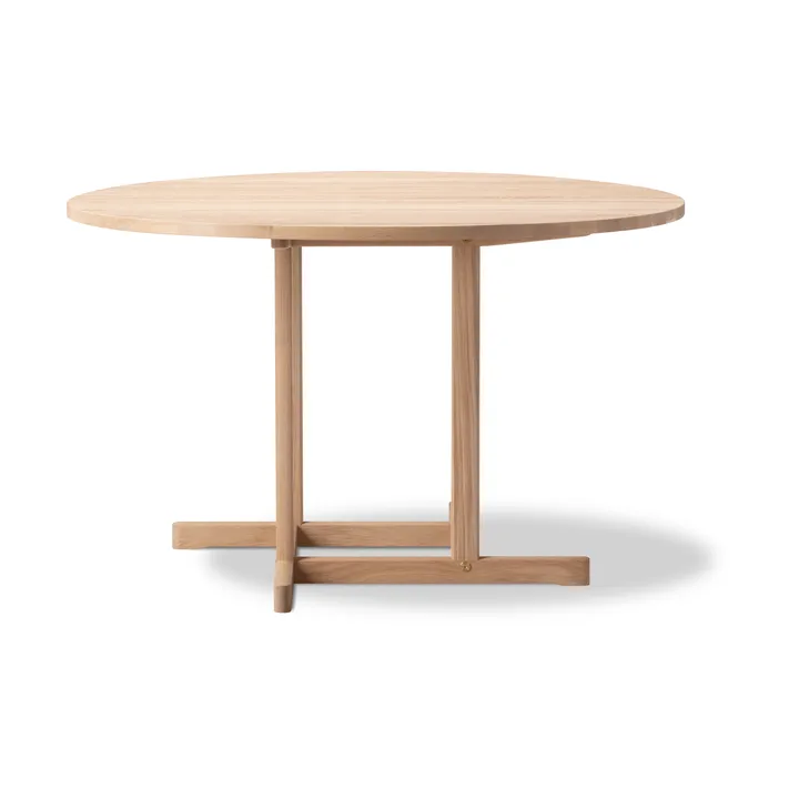 Mesa BM80 Mogensen Shaker Ø120 cm - Roble enjabonado - Fredericia Furniture