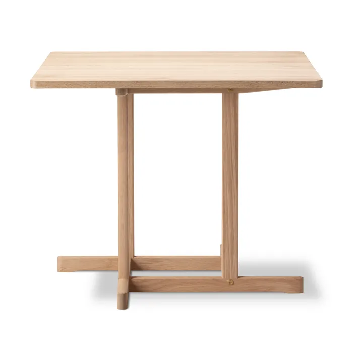 Mesa BM80 Mogensen Shaker 90x90 cm - Roble enjabonado - Fredericia Furniture