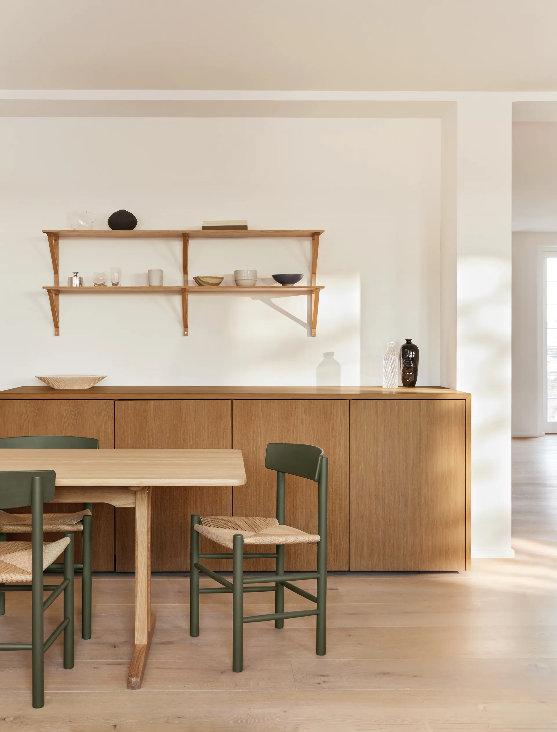 Mesa C18 Shaker, Roble claro aceitado, 180x90cm Fredericia Furniture