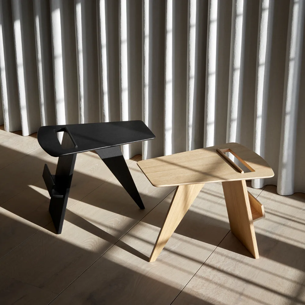 Mesa de centro Magazine, Roble lacado negro Fredericia Furniture