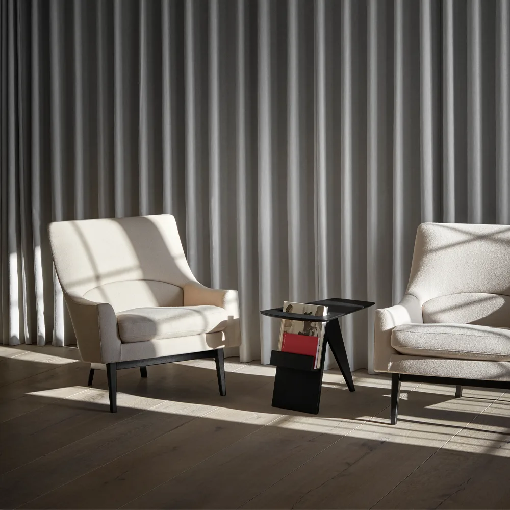 Mesa de centro Magazine, Roble lacado negro Fredericia Furniture