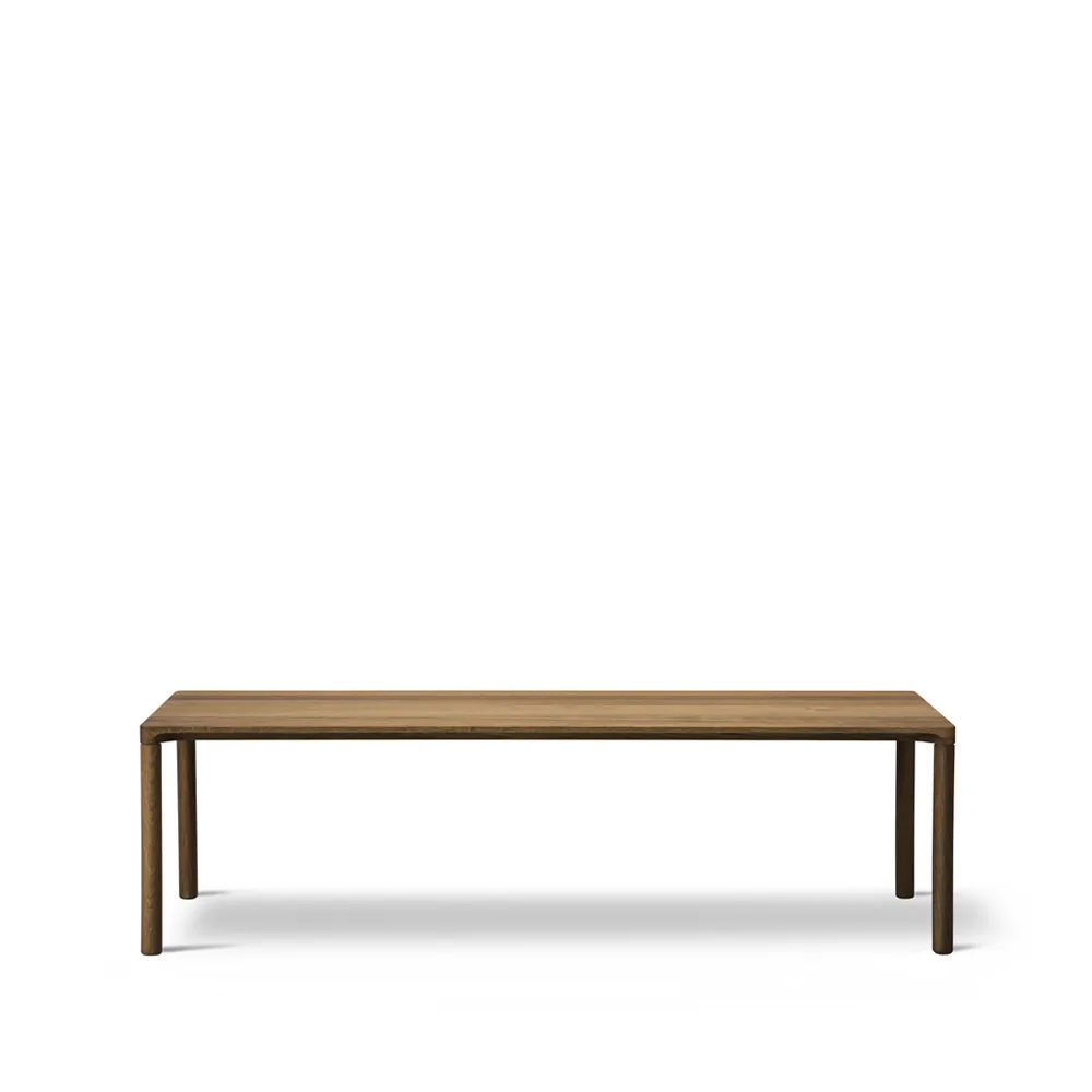 Mesa de centro Piloti 6715, Roble ahumado - altura 41 cm Fredericia Furniture