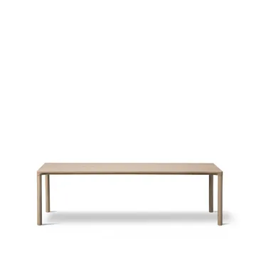 Mesa de centro Piloti 6715 - Roble jabonado – altura 41 cm - Fredericia Furniture