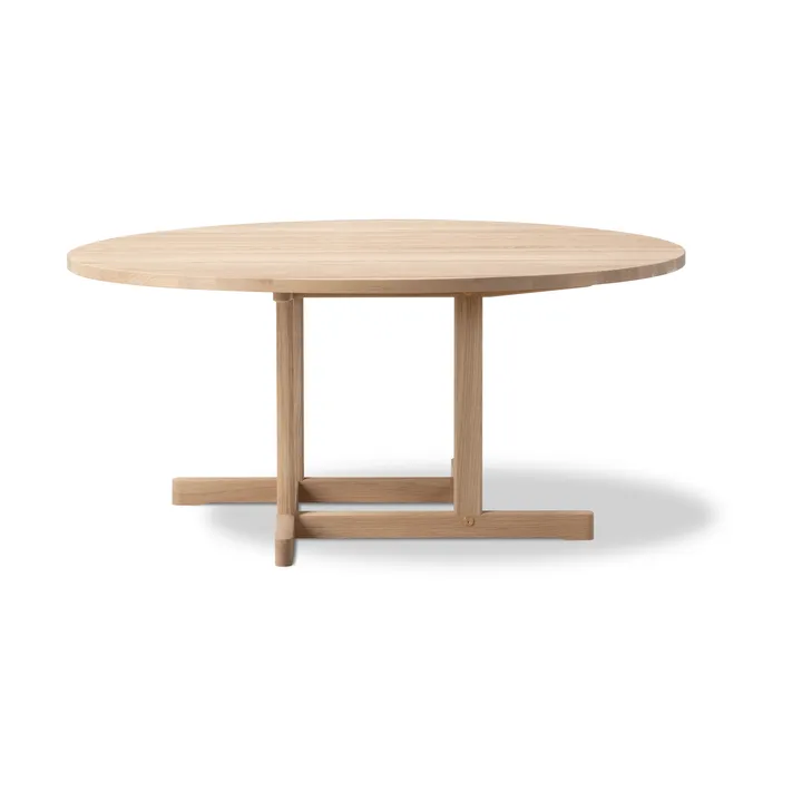 Mesa de centro/café BM80 Mogensen Ø120 cm - Roble enjabonado - Fredericia Furniture