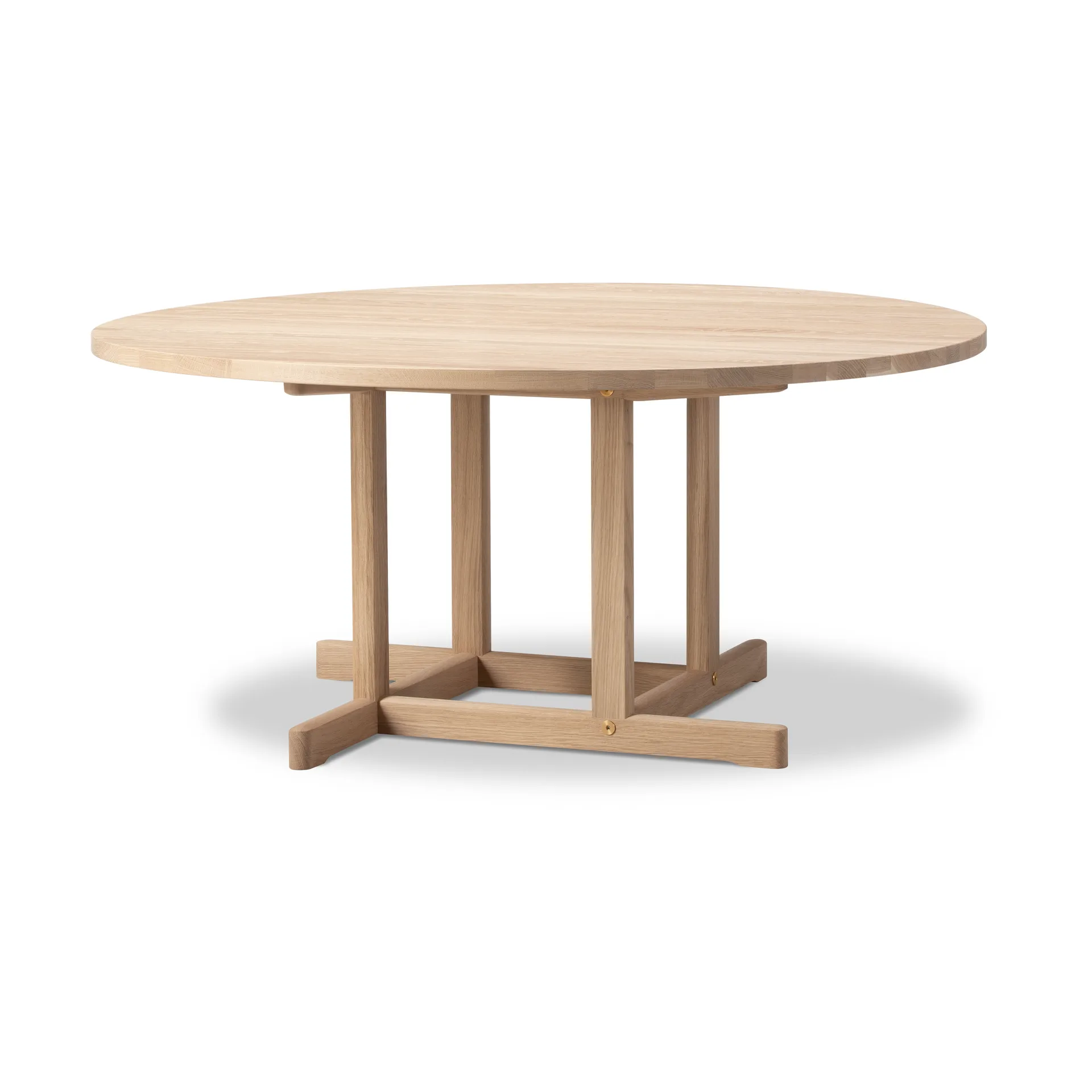 Mesa de centro/café BM80 Mogensen Ø120 cm, Roble enjabonado Fredericia Furniture