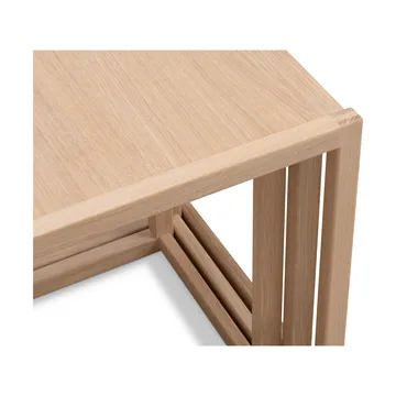Mesas nido BM375, 3 piezas - Roble claro aceitado - Fredericia Furniture