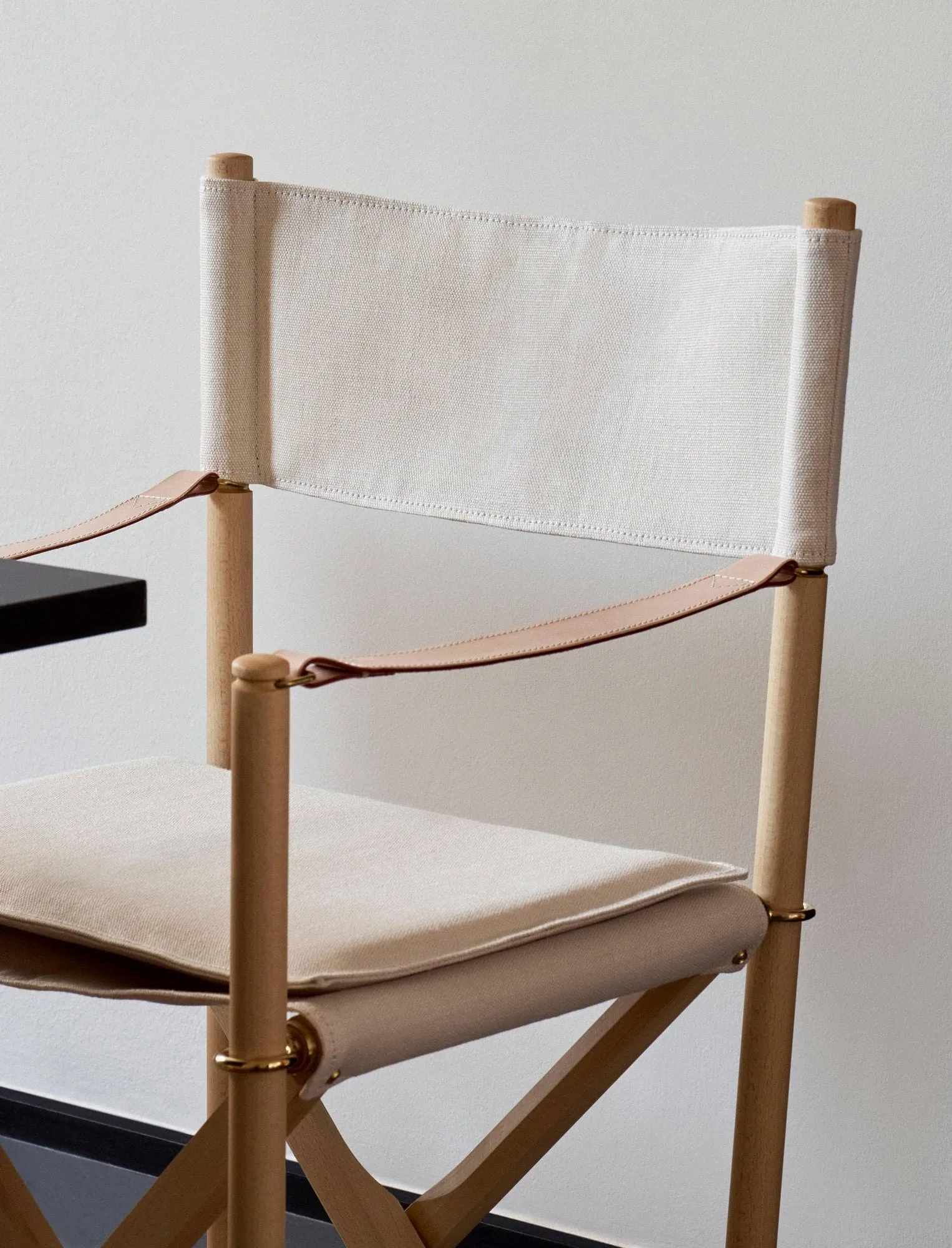 MK16 Folding Chair silla, Off white-haya aceitada Fredericia Furniture