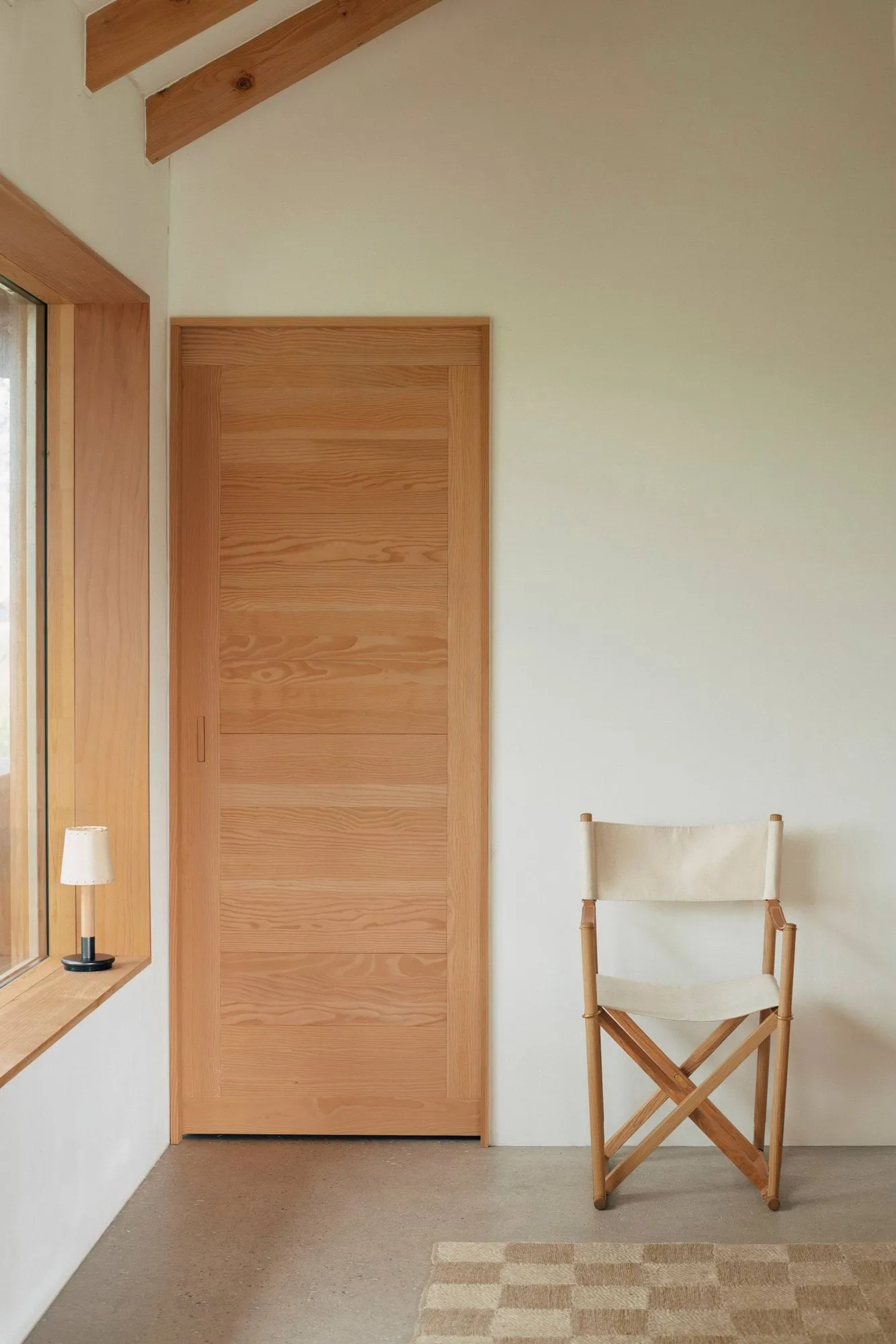 MK16 Folding Chair silla, Off white-roble aceitado Fredericia Furniture