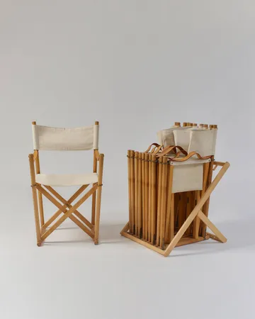 MK16 Folding Chair silla - Off white-roble aceitado - Fredericia Furniture