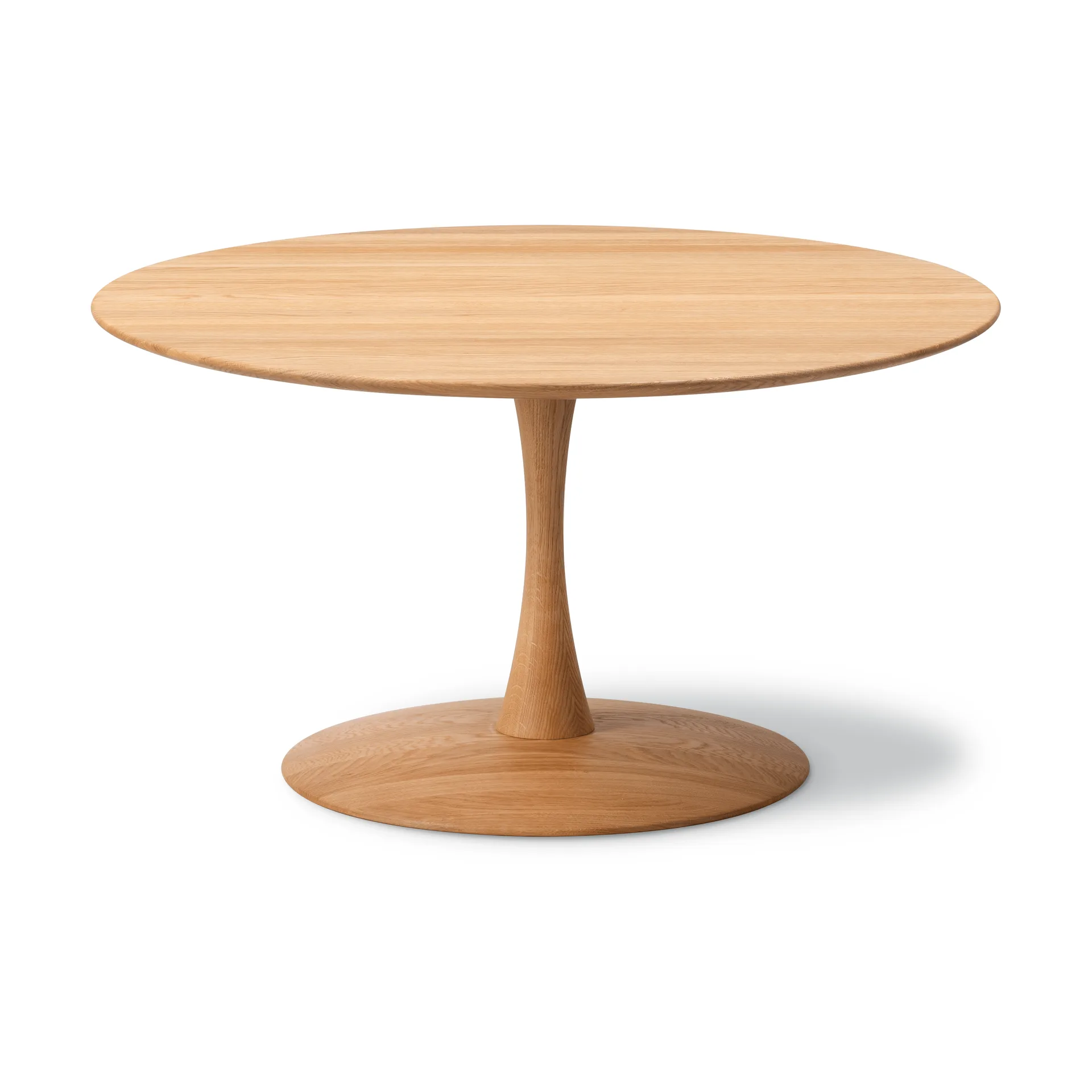 ND104 Trisse mesa de centro, Roble aceitado, Ø90x48 cm Fredericia Furniture