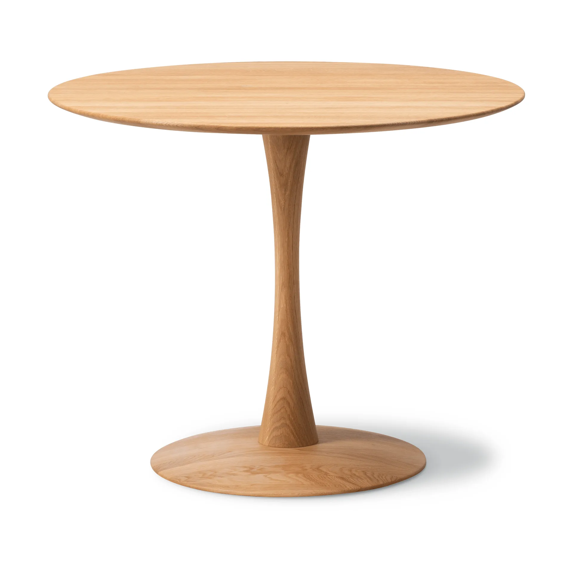 ND106 Trisse mesa de comedor, Roble aceitado, Ø90x73 cm Fredericia Furniture
