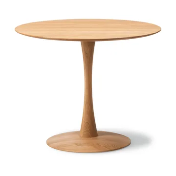 ND106 Trisse mesa de comedor - Roble aceitado, Ø90x73 cm - Fredericia Furniture