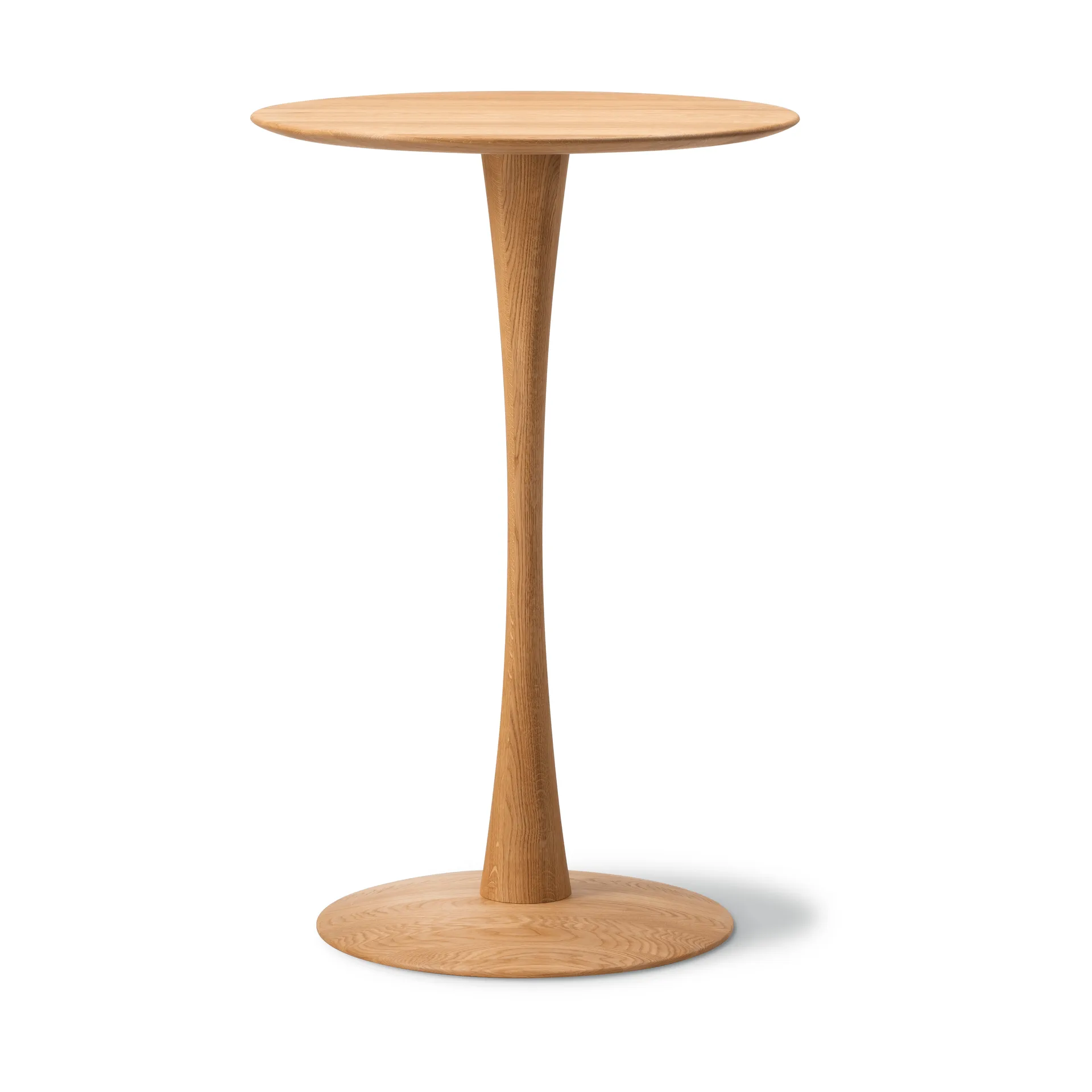 ND107 Trisse mesa de comedor, Roble aceitado, Ø68x105 cm Fredericia Furniture