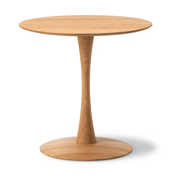 ND107 Trisse mesa de comedor - Roble aceitado, Ø75x73 cm - Fredericia Furniture